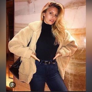 I.AM.GIA Oversized Cozy Teddy Coat size XS